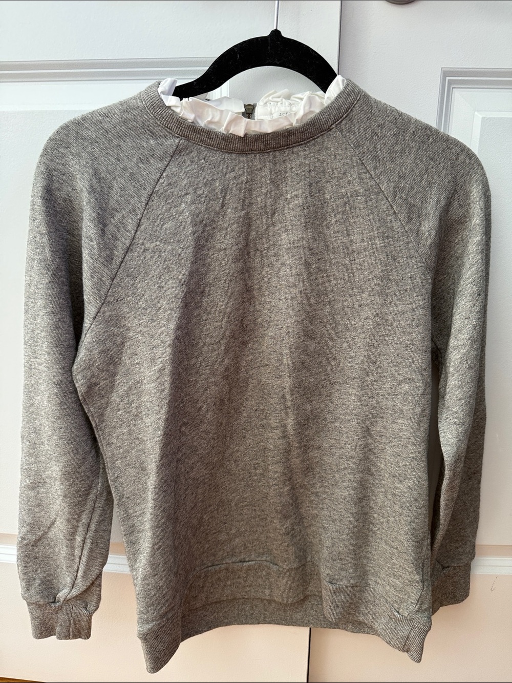 J. Crew Men's Heather Gray Crewneck Sweatshirt